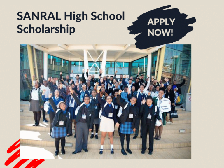 Apply for SANRAL High School Scholarship