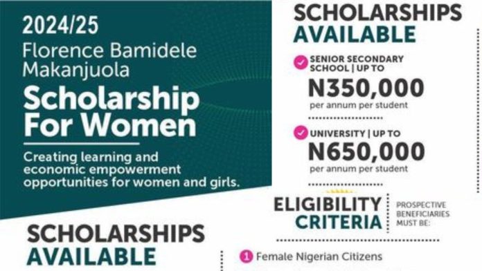 How to apply for Florence Bamidele Makanjuola Scholarship