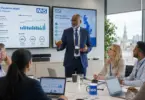 Assistant Director of Public Health leading an NHS public health strategy meeting in London.