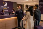 Hotel Manager leading the reception team at a Premier Inn hotel in Harrow, London.